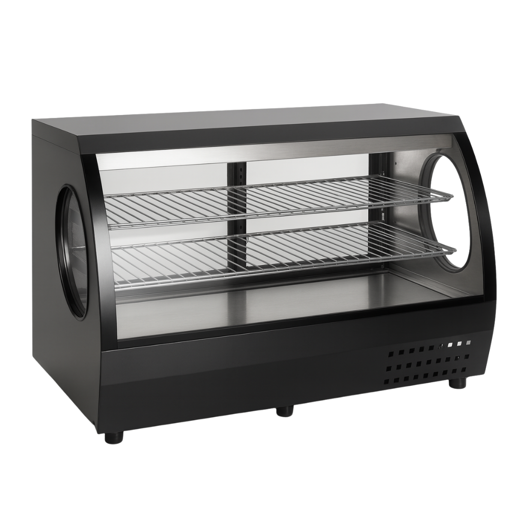 Vitrina refrigerada horizontal Criotec de 2 metros para exhibición de carnes, lácteos y bebidas.
