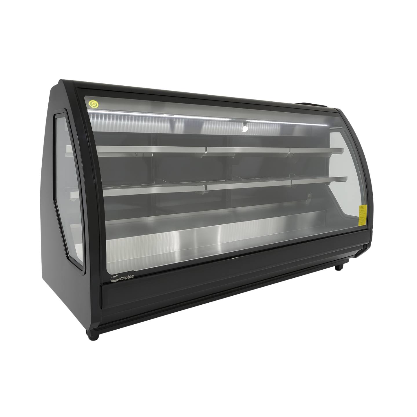 Vitrina Horizontal Criotec 2 metros Vitrina refrigerada horizontal Criotec de 2 metros para exhibición de carnes, lácteos y bebidas.